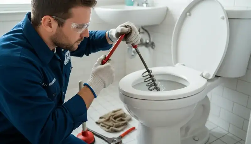 Expert Plumbing Pro - clogged-toilet-repair